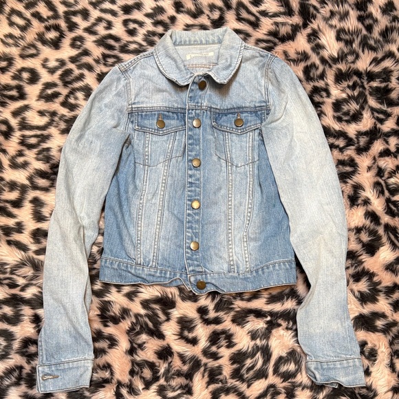 Scarlet Boulevard Jackets & Blazers - Scarlet Boulevard Light Blue Denim Jacket "The Pod Works" Whale Orca Patchwork
